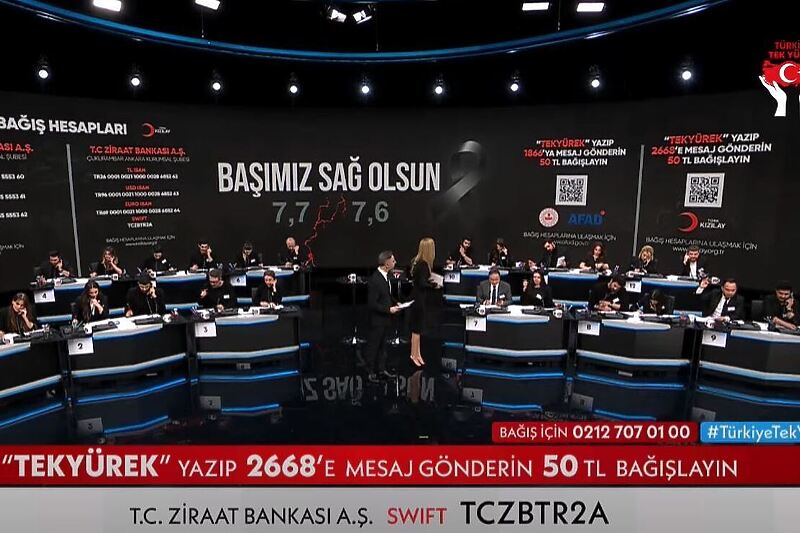Turski mediji za samo dva sata prikupili 5,3 milijarde dolara pomoći žrtvama zemljotresa