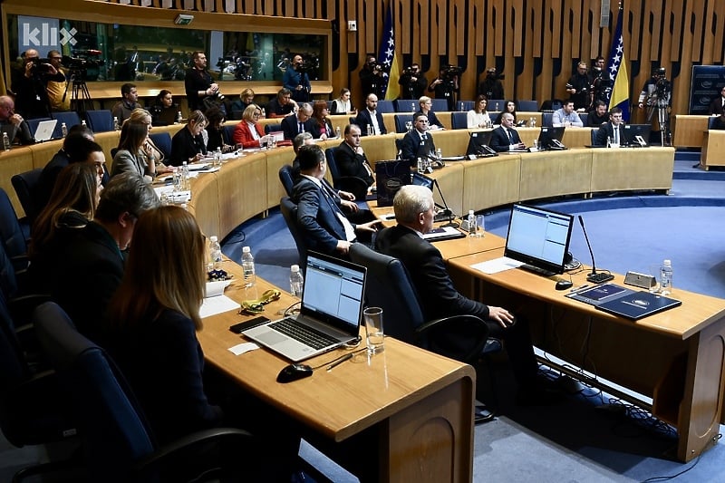 S današnje sjednice Doma narad BiH (Foto: D. S./Klix.ba)