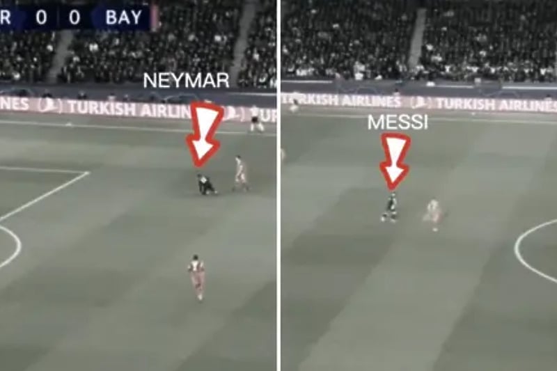 Messi se nije priključio ludom pressingu Neymara (Foto: Screenshot)