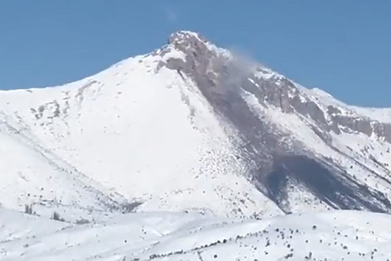 Planina Kuskayasi nakon razornih zemljotresa (Screenshot: Twitter)