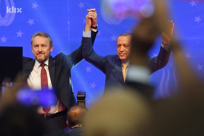 Bakir Izetbegović i Recep Tayyip Erdogan za vrijeme posjete tuskog lidera Sarajevu 2018. godine (Foto: Arhiv/Klix.ba)