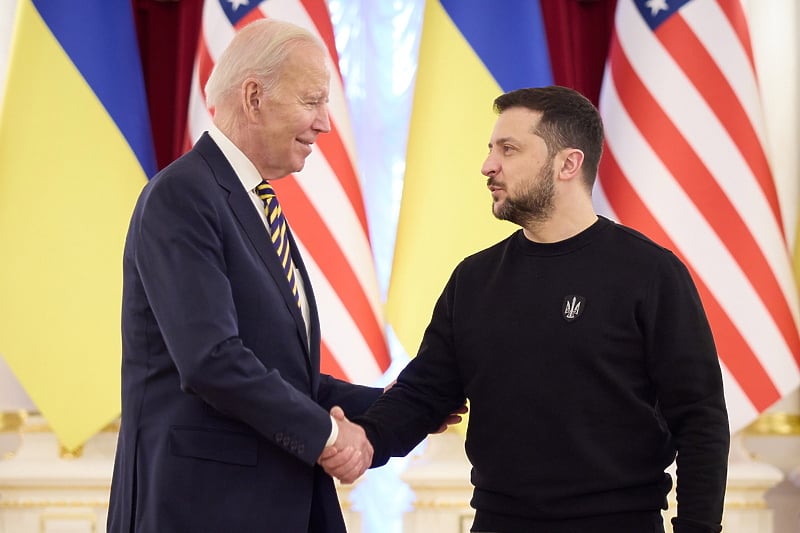 Joe Biden i Volodimir Zelenski u Kijevu (Foto: EPA-EFE)