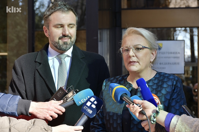 Igor Stojanović i Lidija Bradara (Foto: I. Š./Klix.ba)