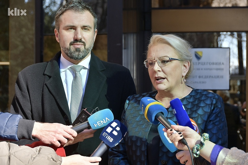 Igor Stojanović i Lidija Bradara (Foto: I. Š./Klix.ba)