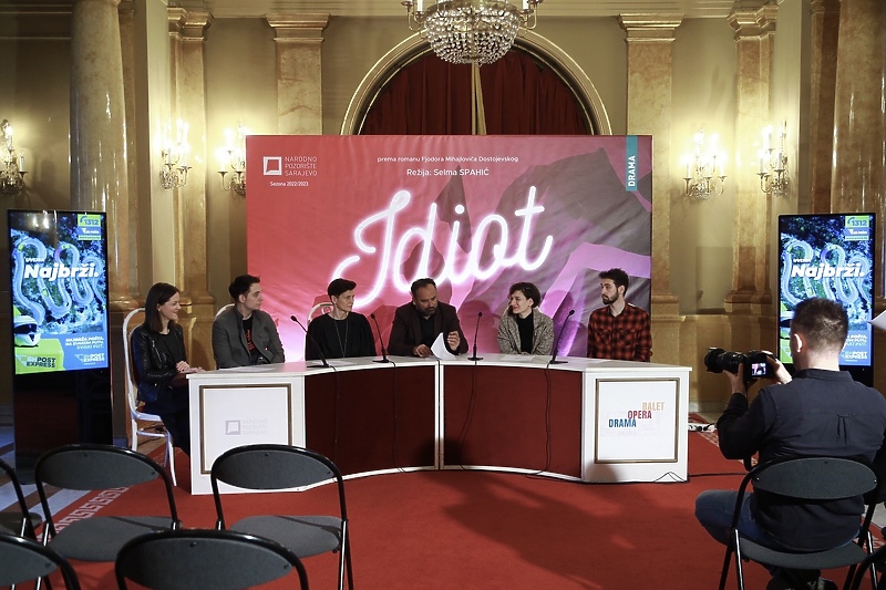 Press konferencija povodom predstave "Idiot" (Foto: I. L./Klix.ba)
