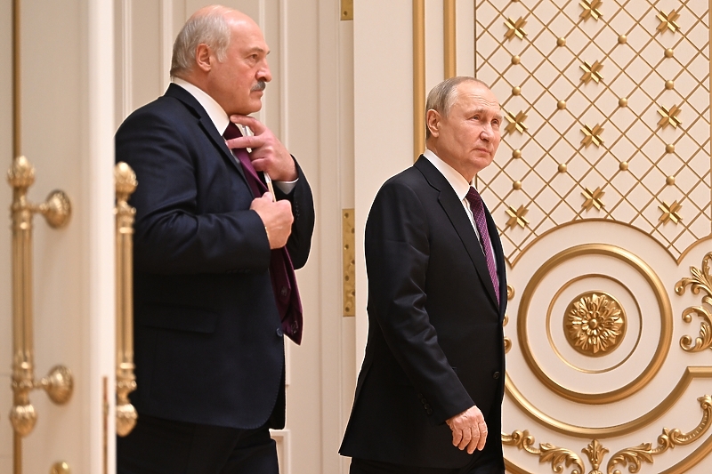 Aleksandar Lukašenko i Vladimir Putin (Foto: EPA-EFE)