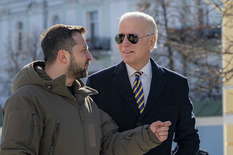 Volodimir Zelenski i Joe Biden (Foto: EPA-EFE)