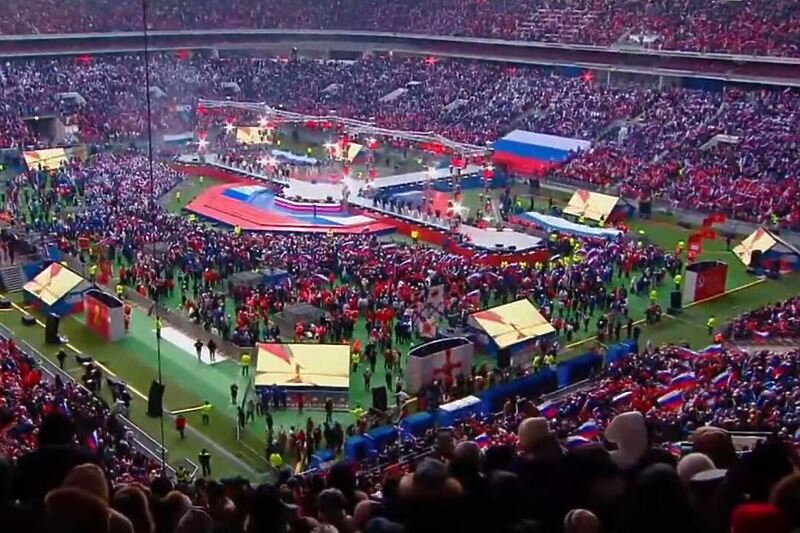 Foto: Twitter / Koncert na stadionu Lužnjiki kojim se obilježava prva godišnjica rata