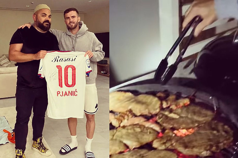 Haris Dubica i Miralem Pjanić (Foto: Instagram)