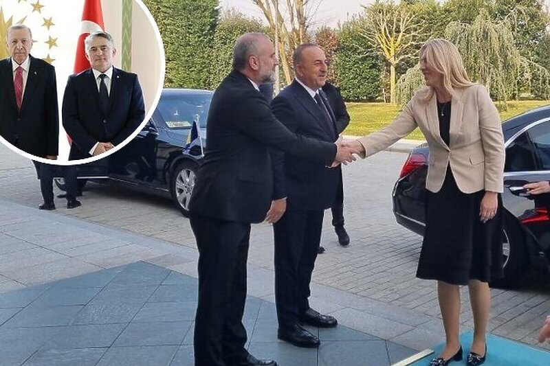 Erdogan je članove Predsjedništva BiH ugostio u Palati Vahdetin