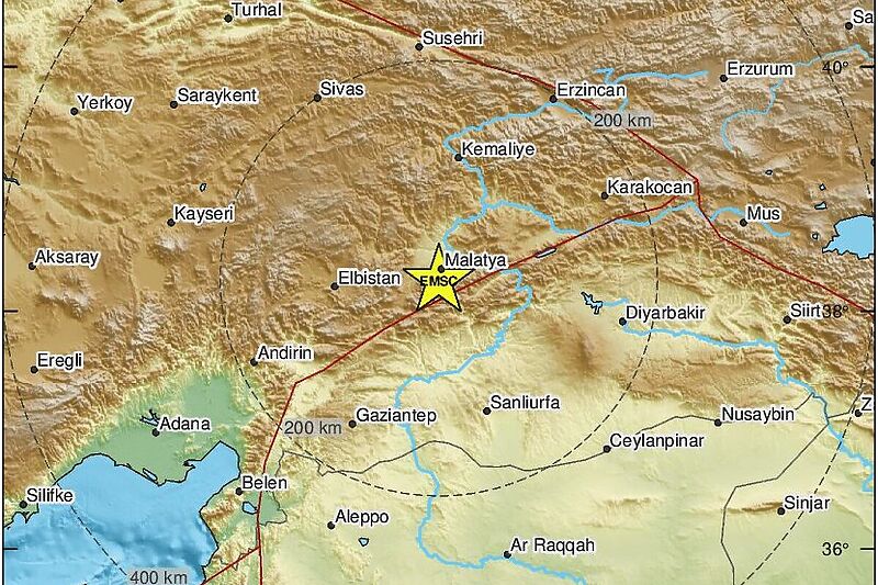 Epicentar posljednjeg snažnog zemljotresa u Turskoj (Izvor: EMSC)