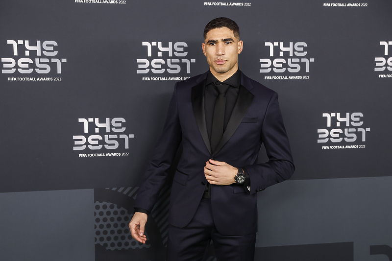 Hakimi se pojavio na dodjeli nagrade FIFA "The Best" (Foto: EPA-EFE)