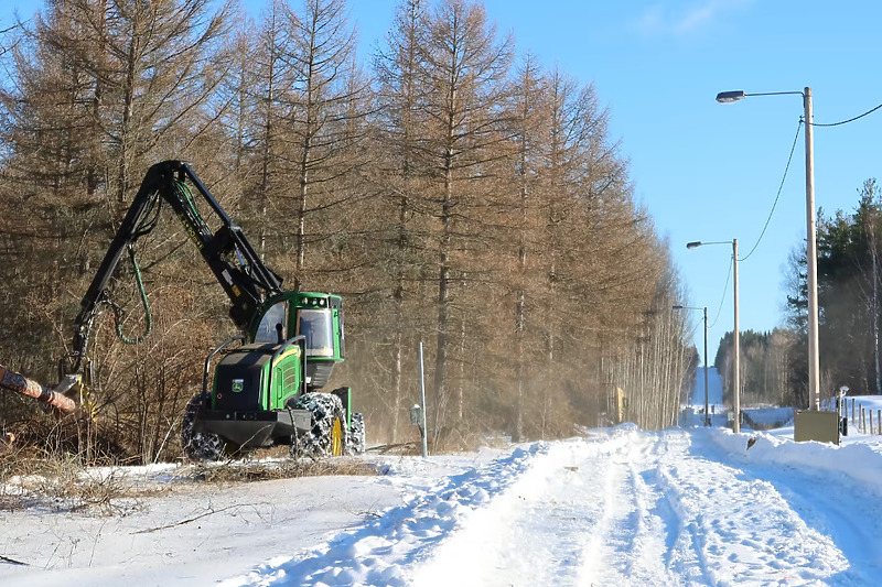 Dio na istoku zemlje gdje su započeli radovi na izgradnji ograde (Foto: Granična služba Finske)