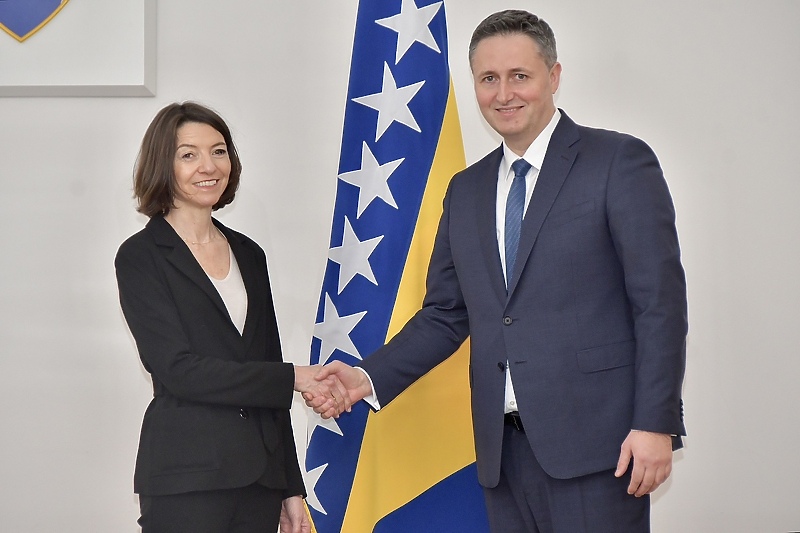 Laurence Boone i Denis Bećirović (Foto: I. Š./Klix.ba)