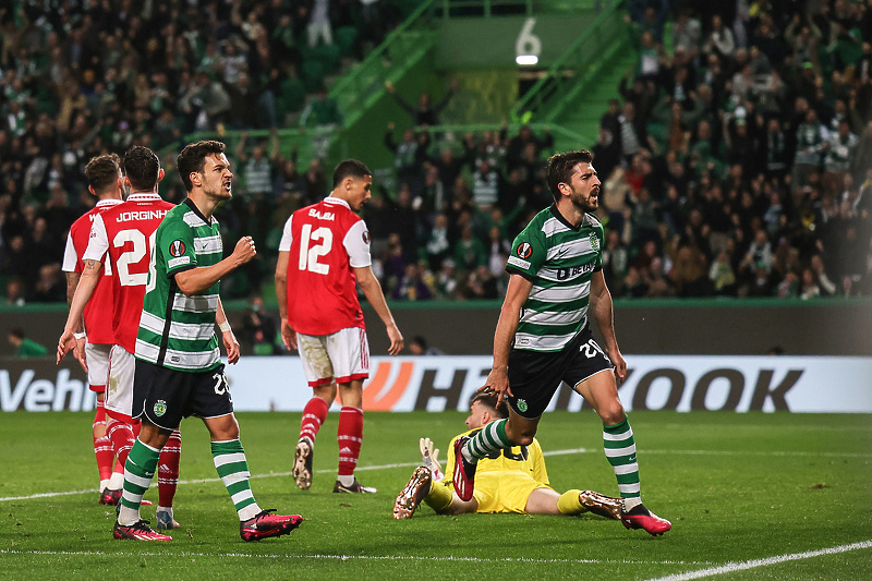 Detalj s utakmice između Sportinga i Arsenala (Foto: EPA-EFE)