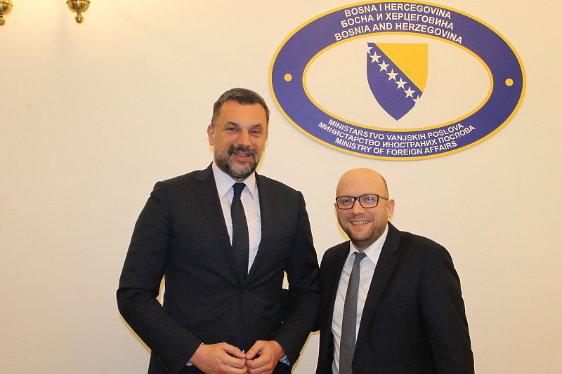 Elmedin Konaković se sastao sa specijalnim izaslanikom Njemačke za Zapadni Balkan Manuelom Sarrazino