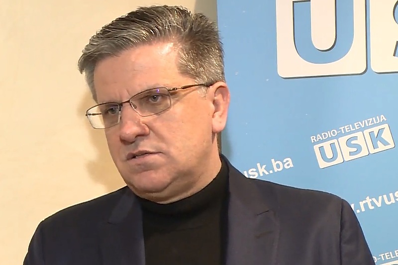Halil Bajramović, predsjednik NiP-a u USK (Screenshot: TV USK)