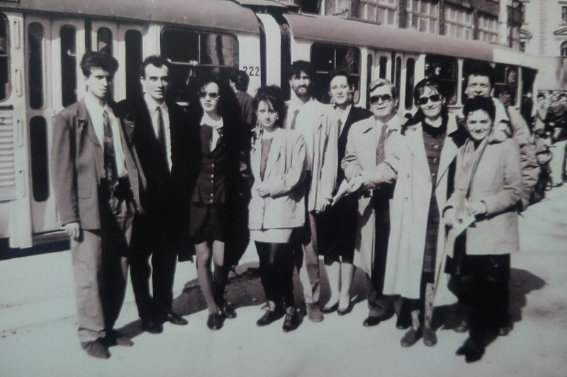 Tim agencija Futura u martu 1994. (Foto: Historijski muzej BiH)