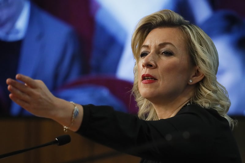 Marija Zaharova, portparolka ruske diplomatije (Foto: EPA-EFE)