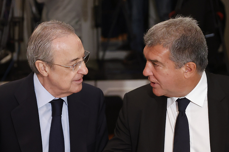 Florentino Perez i Joan Laporta (Foto: EPA-EFE)