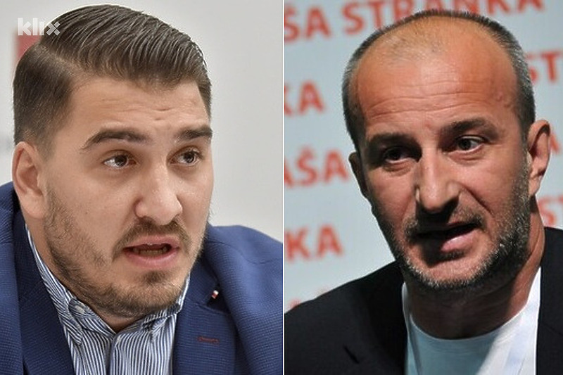 Haris Zahiragić (SDA) i Mirsad Čamdžić (NS) (Foto: Klix.ba)