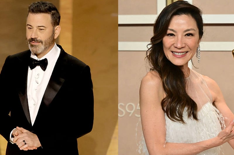 Jimmy Kimmel i Michelle Yeoh