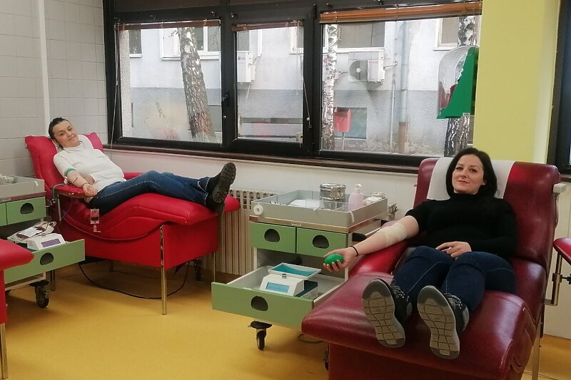 Dobrovoljno darivanje krvi radnika Bosnalijeka