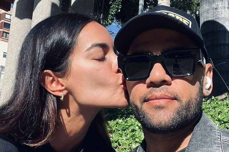 Joana Sanz i Dani Alves (Foto: Instagram)