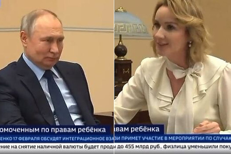 Vladimir Putin i Maria Alexeyevna Lvova-Belova