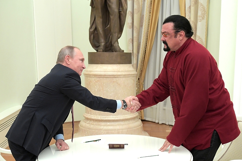 Putin i Seagal su veliki prijatelji (Foto: EPA-EFE)