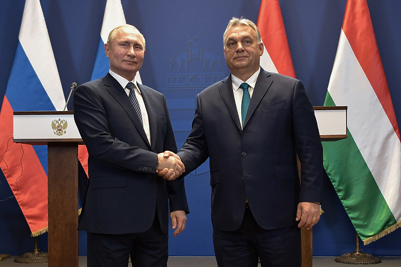 Putin i Orban  na jednom od ranijih sastanaka (Foto: EPA-EFE)