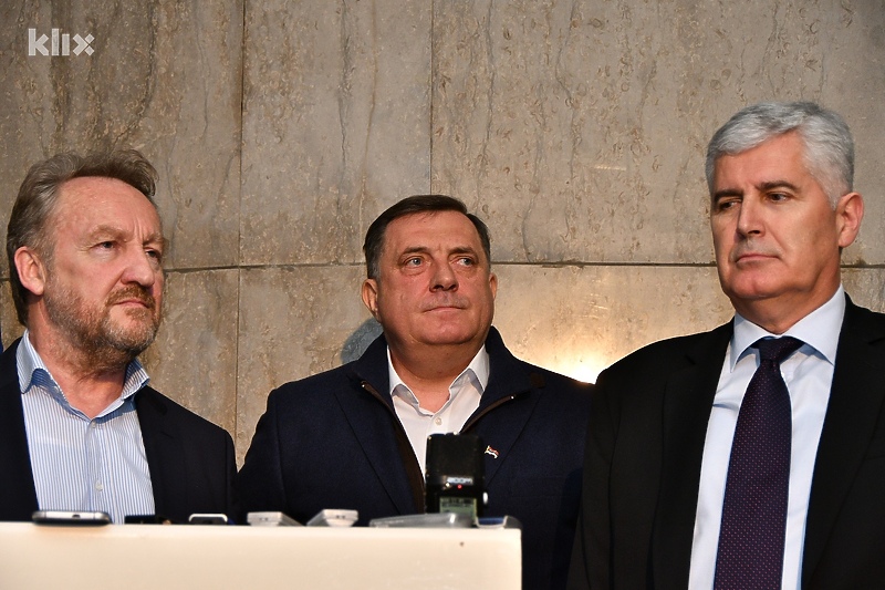 Izetbegović, Dodik i Čović (Foto: Arhiv/Klix.ba)