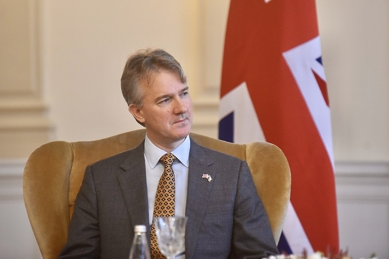 Britanski ambasador u BiH Julian Reilly (Foto: Predsjedništvo BiH)