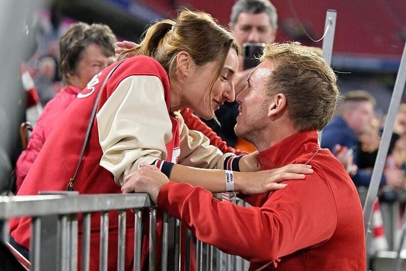 Lena Wurzenberger i Julian Nagelsmann (Foto: Twitter)