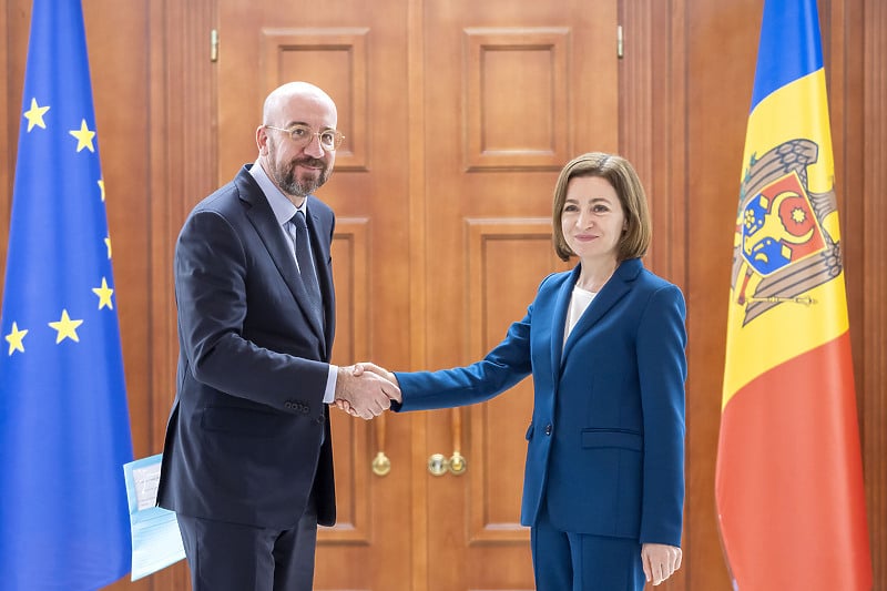 Charles Michel i Maia Sandu (Foto: EPA-EFE)