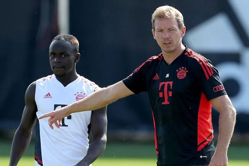 Sadio Mane i Julian Nagelsmann (Foto: Twitter)