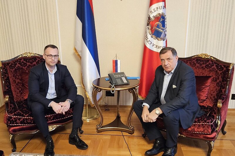 Savić i Dodik (Foto: Twitter)