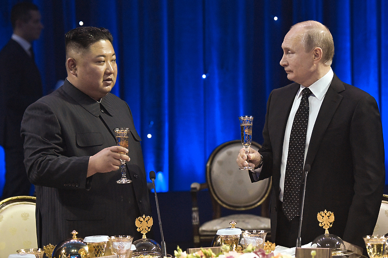 Kim Jong-un i Vladimir Putin (Foto: EPA-EFE)