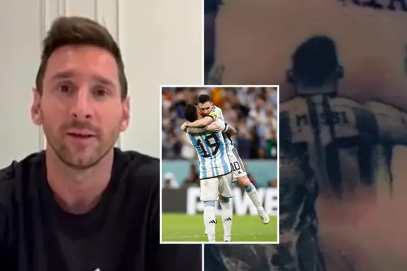 Messi je oduševljen gestom Otamendija (Foto: Screenshot)