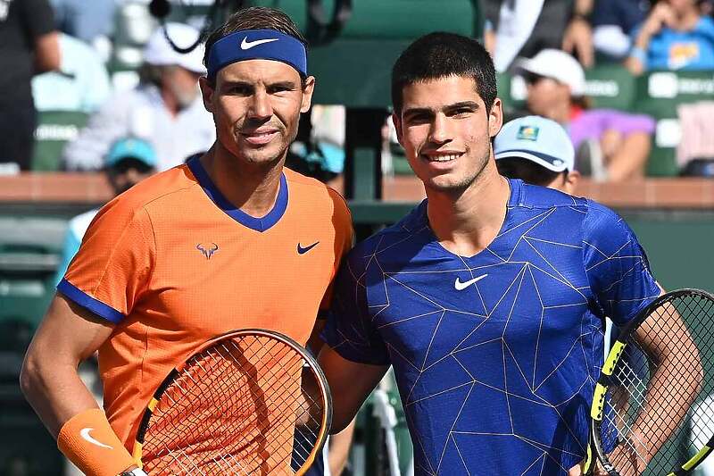 Rafael Nadal i Carlos Alcaraz