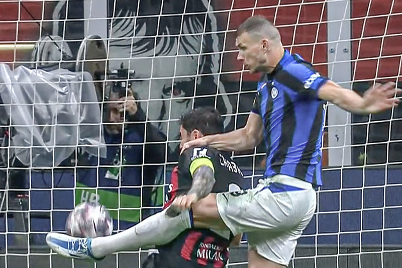 Trenutak kada je Džeko postigao pogodak za Inter