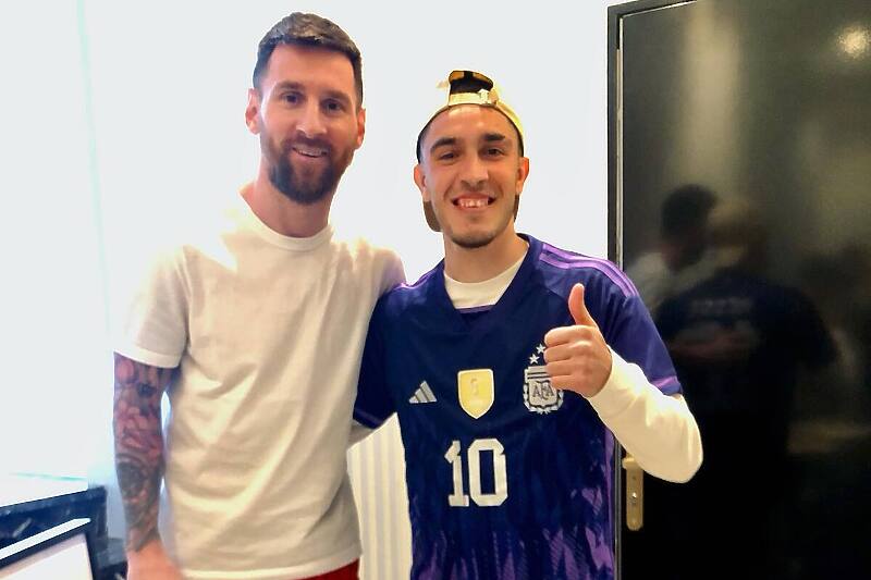 Lionel Messi i Juan Polcan