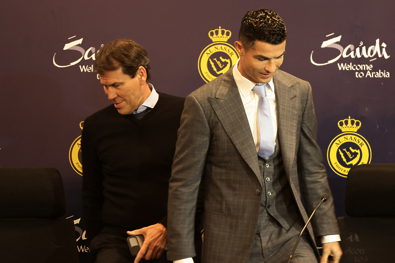 Rudi Garcia i Cristiano Ronaldo (Foto: Al Nassr)