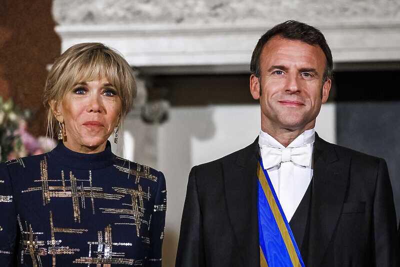 Brigitte i Emmanuel Macron (Foto: EPA-EFE)