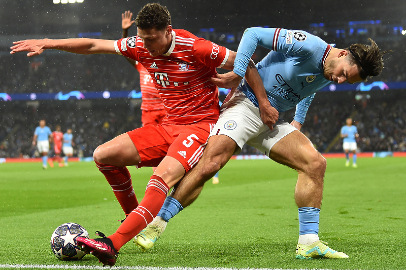 Detalj s utakmice između Manchester Cityja i Bayerna (Foto: EPA-EFE)