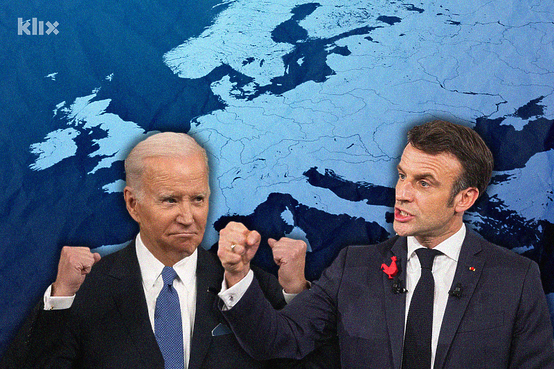 Macron pokušava udaljiti Evropu od utjecaja SAD-a (Ilustracija: A. L./Klix.ba)