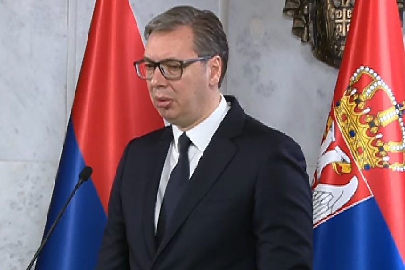 Aleksandar Vučić, predsjednik Srbije (Screenshot: RTRS)