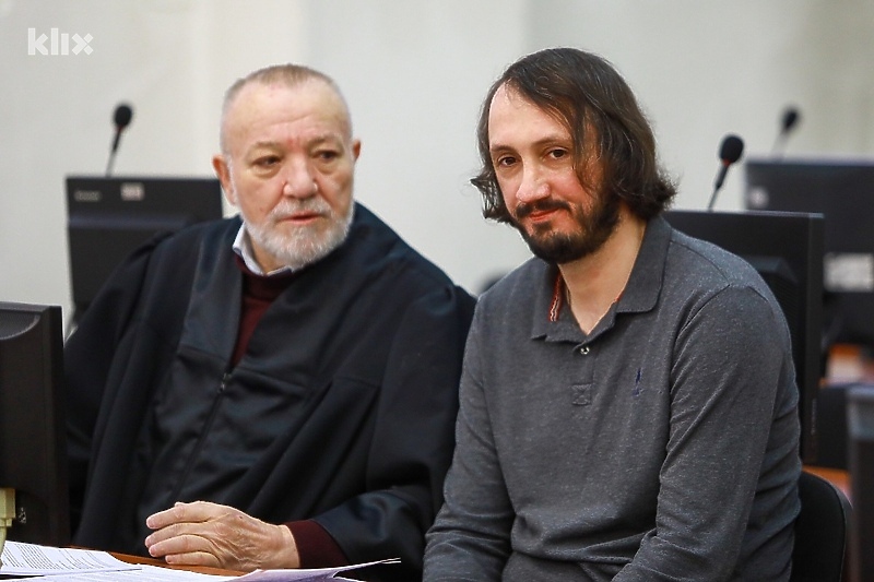 Advokat Duško Tomić i drugooptuženi Aleksandar Macan (Foto: I. L./Klix.ba)