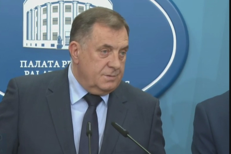 Milorad Dodik (Screenshot/RTRS)