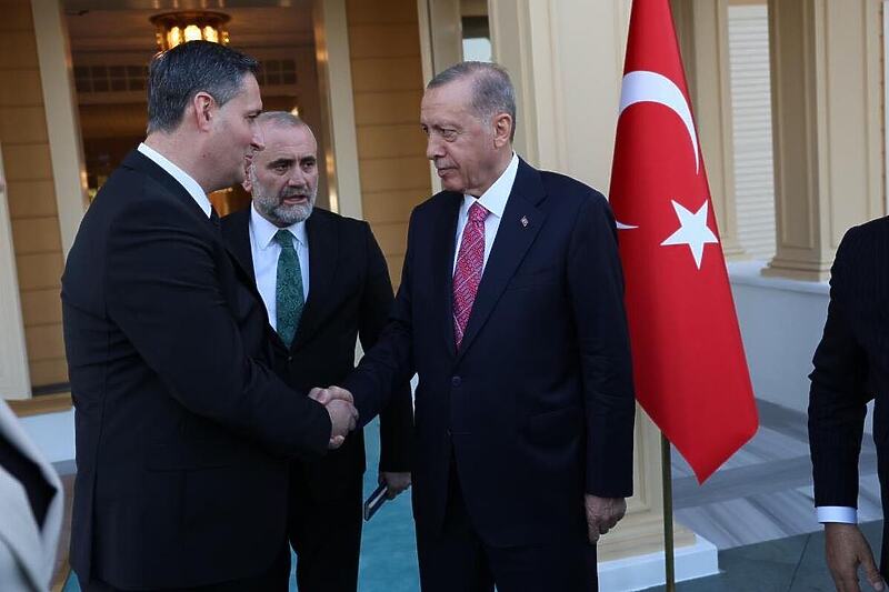 Denis Bećirović i Recep Tayyip Erdogan